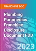 Plumbing Paramedics Franchise Disclosure Document FDD- Product Image