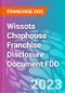 Wissota Chophouse Franchise Disclosure Document FDD - Product Thumbnail Image