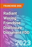 Radiant Waxing Franchise Disclosure Document FDD- Product Image