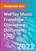 WePlay Music Franchise Disclosure Document FDD- Product Image