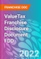 ValueTax Franchise Disclosure Document FDD - Product Thumbnail Image