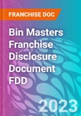 Bin Masters Franchise Disclosure Document FDD- Product Image