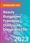 Beauty Bungalows Franchise Disclosure Document FDD - Product Thumbnail Image