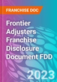 Frontier Adjusters Franchise Disclosure Document FDD- Product Image