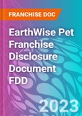 EarthWise Pet Franchise Disclosure Document FDD- Product Image