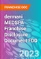 dermani MEDSPA Franchise Disclosure Document FDD - Product Thumbnail Image