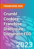 Crumbl Cookies Franchise Disclosure Document FDD- Product Image