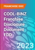 COOL-BINZ Franchise Disclosure Document FDD- Product Image