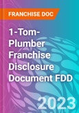 1-Tom-Plumber Franchise Disclosure Document FDD- Product Image