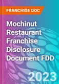 Mochinut Restaurant Franchise Disclosure Document FDD- Product Image