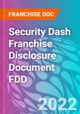 Security Dash Franchise Disclosure Document FDD- Product Image