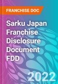 Sarku Japan Franchise Disclosure Document FDD- Product Image