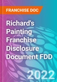 Richard's Painting Franchise Disclosure Document FDD- Product Image