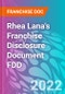 Rhea Lana's Franchise Disclosure Document FDD - Product Thumbnail Image