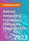 Refresh Refinishing Franchise Disclosure Document FDD- Product Image