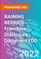 RAINING BERRIES Franchise Disclosure Document FDD - Product Thumbnail Image