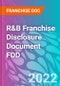 R&B Franchise Disclosure Document FDD - Product Thumbnail Image