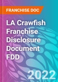 LA Crawfish Franchise Disclosure Document FDD- Product Image