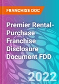 Premier Rental-Purchase Franchise Disclosure Document FDD- Product Image