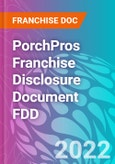 PorchPros Franchise Disclosure Document FDD- Product Image