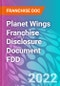 Planet Wings Franchise Disclosure Document FDD - Product Thumbnail Image