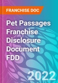 Pet Passages Franchise Disclosure Document FDD- Product Image