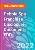 Pebble Spa Franchise Disclosure Document FDD- Product Image