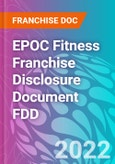 EPOC Fitness Franchise Disclosure Document FDD- Product Image