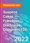 Suspiros Cakes Franchise Disclosure Document FDD - Product Thumbnail Image