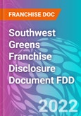 Southwest Greens Franchise Disclosure Document FDD- Product Image