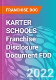 KARTER SCHOOLS Franchise Disclosure Document FDD- Product Image