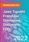 Jaws Topokki Franchise Disclosure Document FDD - Product Thumbnail Image