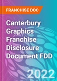 Canterbury Graphics Franchise Disclosure Document FDD- Product Image