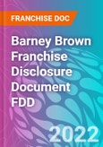 Barney Brown Franchise Disclosure Document FDD- Product Image