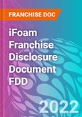 iFoam Franchise Disclosure Document FDD- Product Image