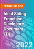 Ideal Siding Franchise Disclosure Document FDD- Product Image