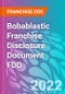 Bobablastic Franchise Disclosure Document FDD - Product Thumbnail Image