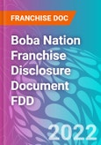 Boba Nation Franchise Disclosure Document FDD- Product Image