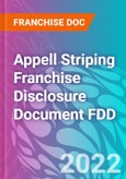 Appell Striping Franchise Disclosure Document FDD- Product Image