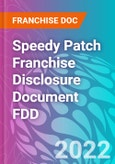 Speedy Patch Franchise Disclosure Document FDD- Product Image