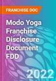 Modo Yoga Franchise Disclosure Document FDD- Product Image