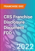 CRS Franchise Disclosure Document FDD- Product Image