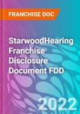 StarwoodHearing Franchise Disclosure Document FDD- Product Image