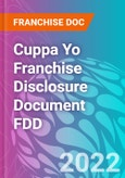 Cuppa Yo Franchise Disclosure Document FDD- Product Image