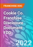 Cookie Co. Franchise Disclosure Document FDD- Product Image