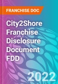 City2Shore Franchise Disclosure Document FDD- Product Image