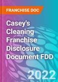 Casey's Cleaning Franchise Disclosure Document FDD- Product Image