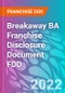 Breakaway BA Franchise Disclosure Document FDD - Product Thumbnail Image