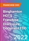 Binghamton HOTS Franchise Disclosure Document FDD - Product Thumbnail Image