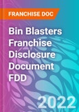 Bin Blasters Franchise Disclosure Document FDD- Product Image